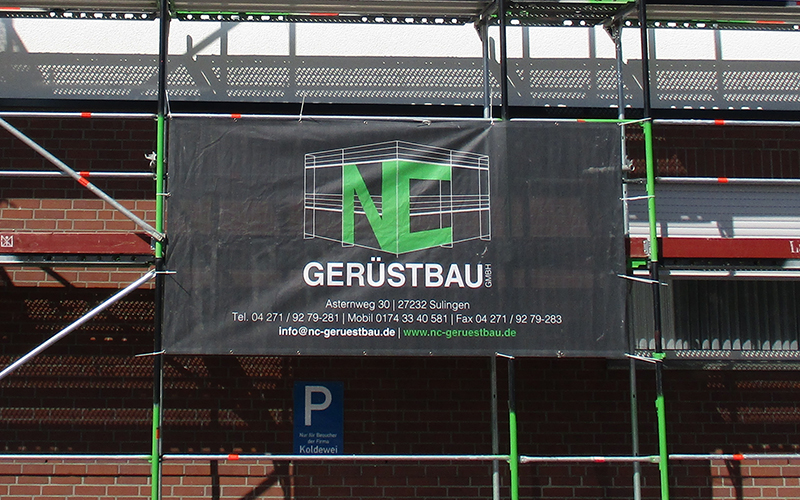 Gerüstbanner