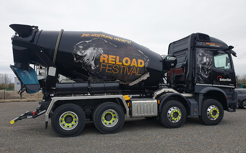 Reload Festival Betonmischer