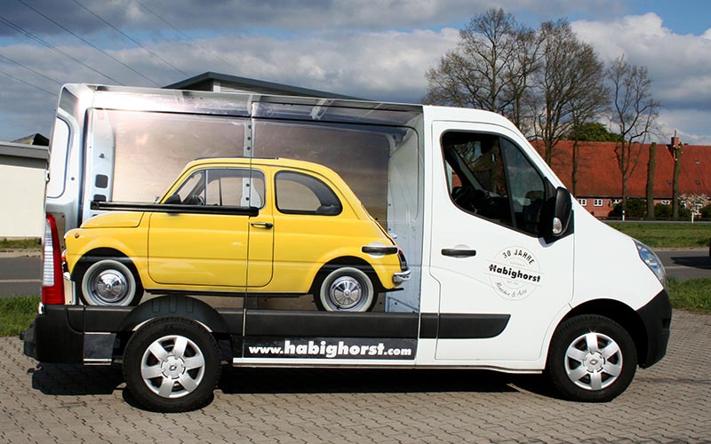 Teilfolierung Renault Master