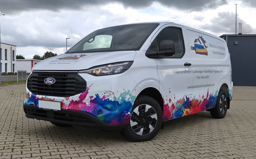 Auffälliges Malerdesign